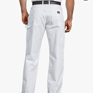 Vintage Genuine Dickies Men White Jeans Size 38X32